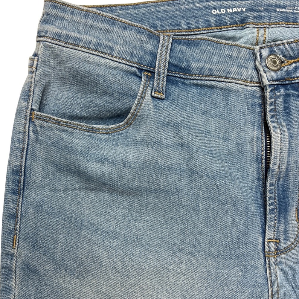 Old Navy High Rise Super Skinny Stretch Jeans Women's 12 NWT‎ - Picture 4 of 8